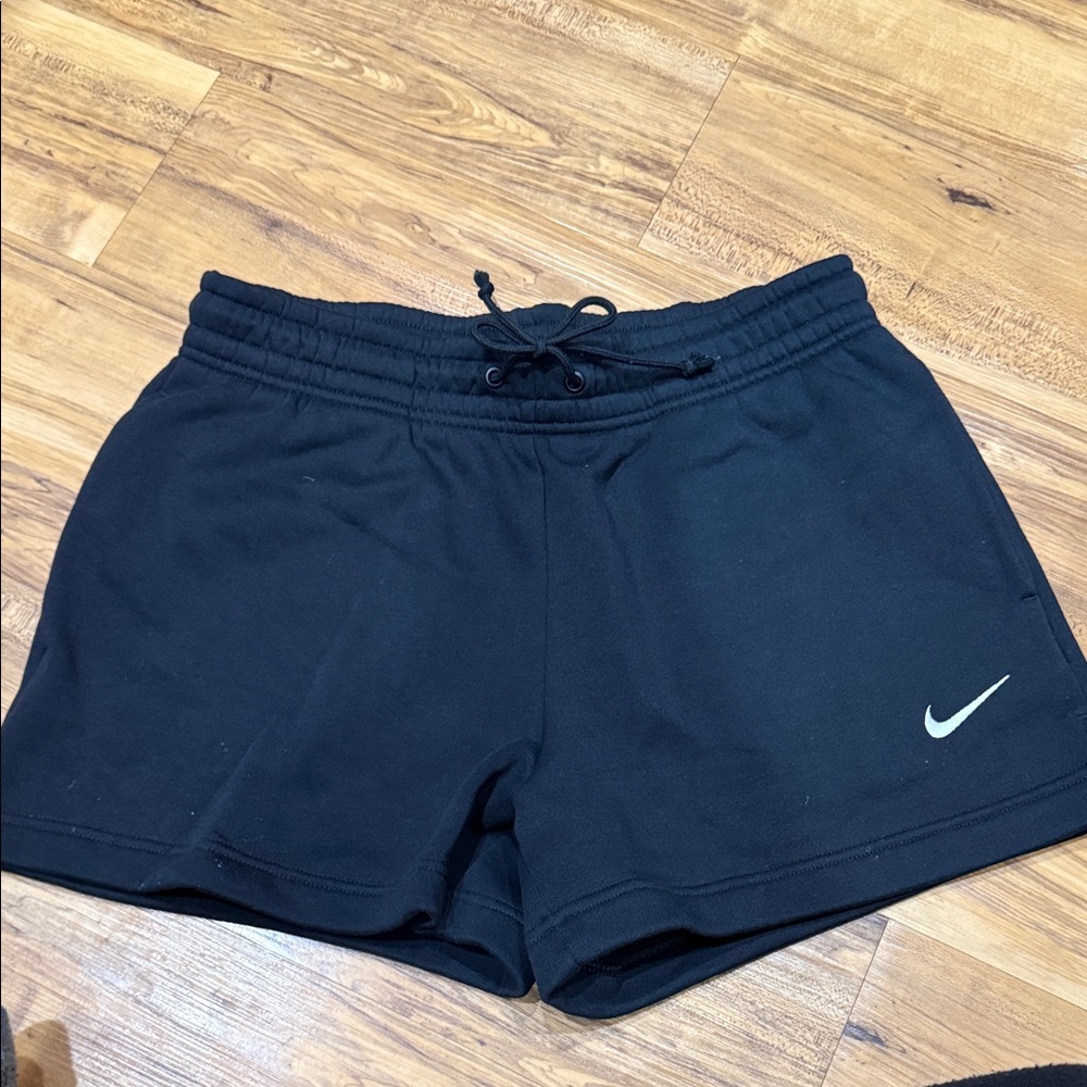Nike Women's Black Drawstring Athletic Shorts